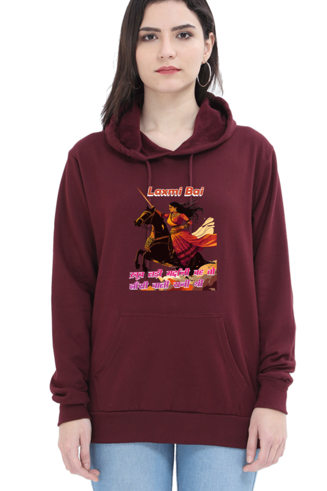 Lakshmi Bai Fierce DefenderHoodie Sweatshirt T-Shirts for Women Vastrdhamm