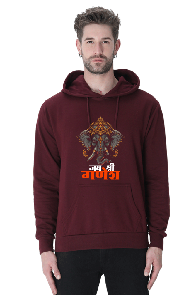 Ganesha Devotion Hoodie Sweatshirt T-Shirts for Men Vastrdhamm