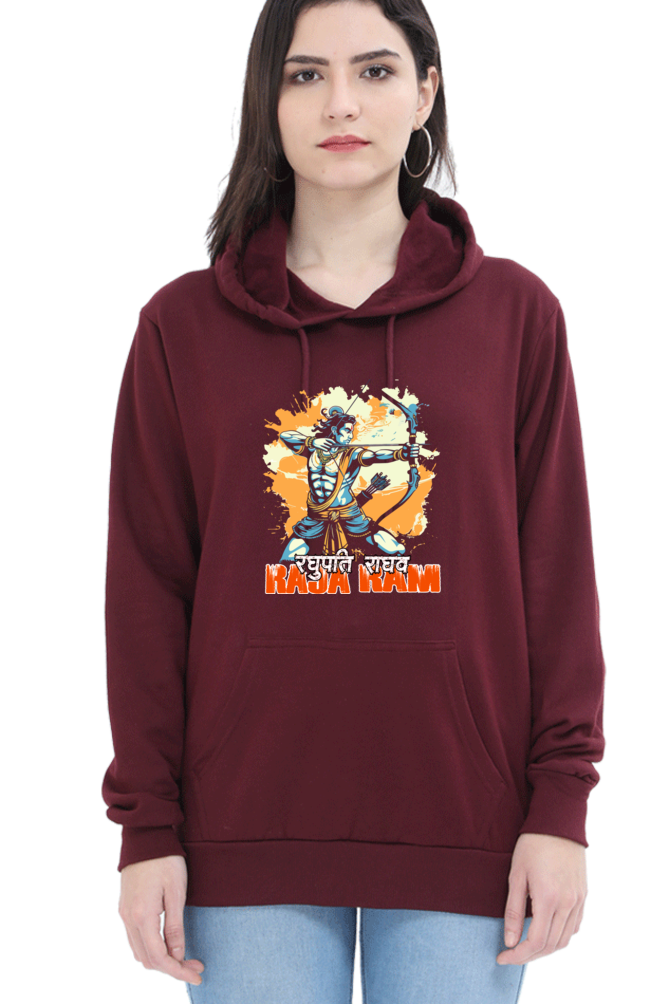 Ram Ji Warrior Spirit Hoodie Sweatshirt T-Shirts for Women Vastrdhamm