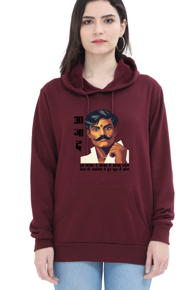 Chandra Shekhar Azad SpiritHoodie Sweatshirt T-Shirts for Women Vastrdhamm