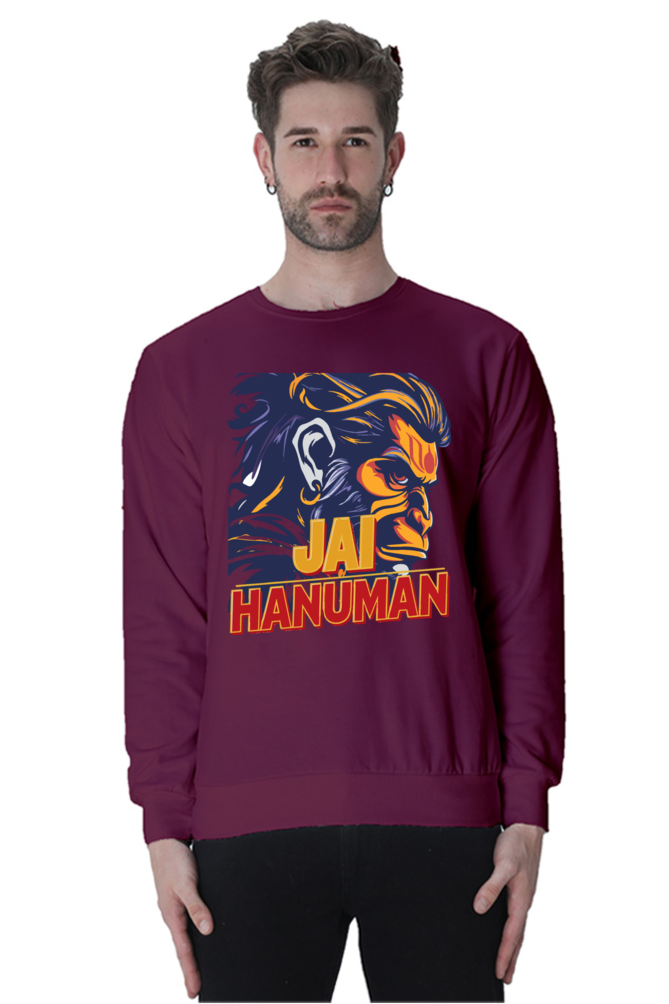 Hanuman Bhakti Strength Sweatshirt T-Shirts for Men Vastrdhamm