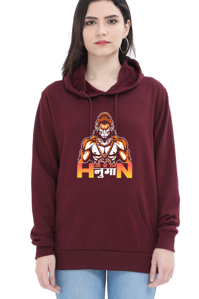 Hanuman Infinite CourageHoodie Sweatshirt T-Shirts for Women Vastrdhamm