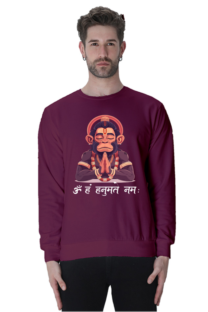 Hanuman Bhakti Power Sweatshirt T-Shirts for Men Vastrdhamm