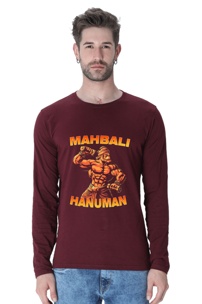 Fortitudinous Hanuman Ji Round Neck Full Sleeve Vastrdhamm