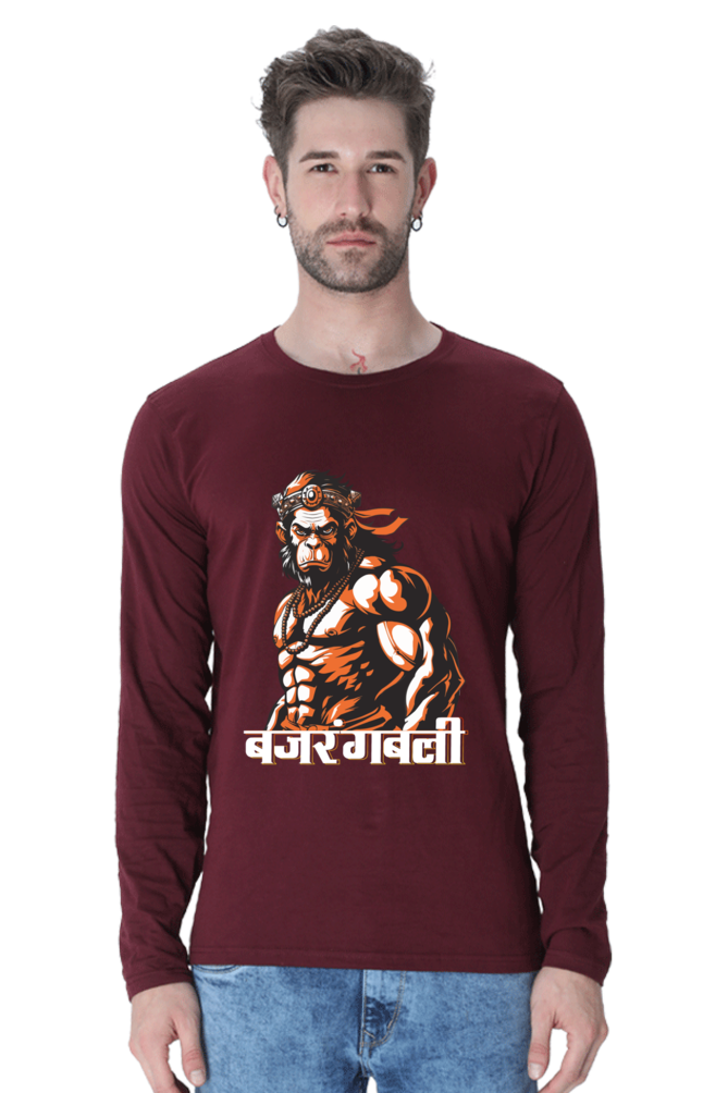 Unyielding Hanuman Ji Round Neck Full Sleeve Vastrdhamm