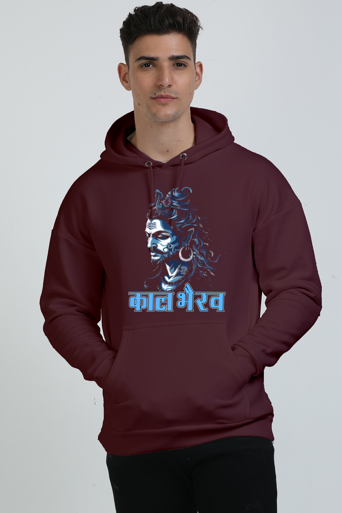 Shiv Ji Rudra Oversized Hooded Sweatshirt T-Shirts  for Men Vastrdhamm