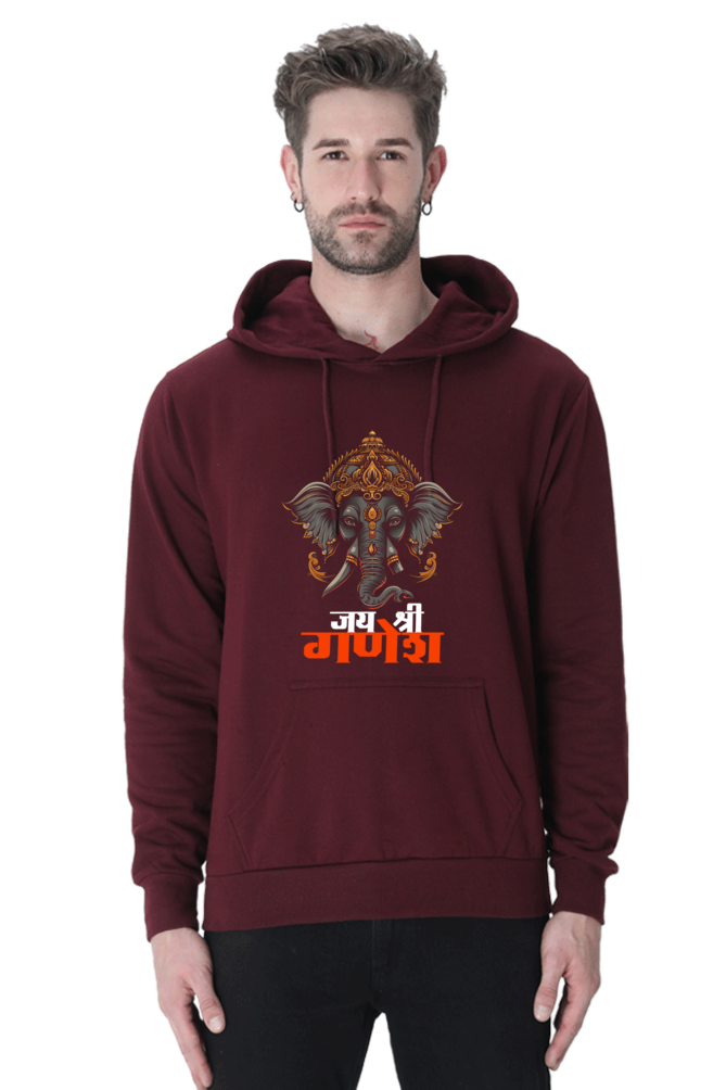 Ganesha Devotion Hoodie Sweatshirt T-Shirts for Men Vastrdhamm