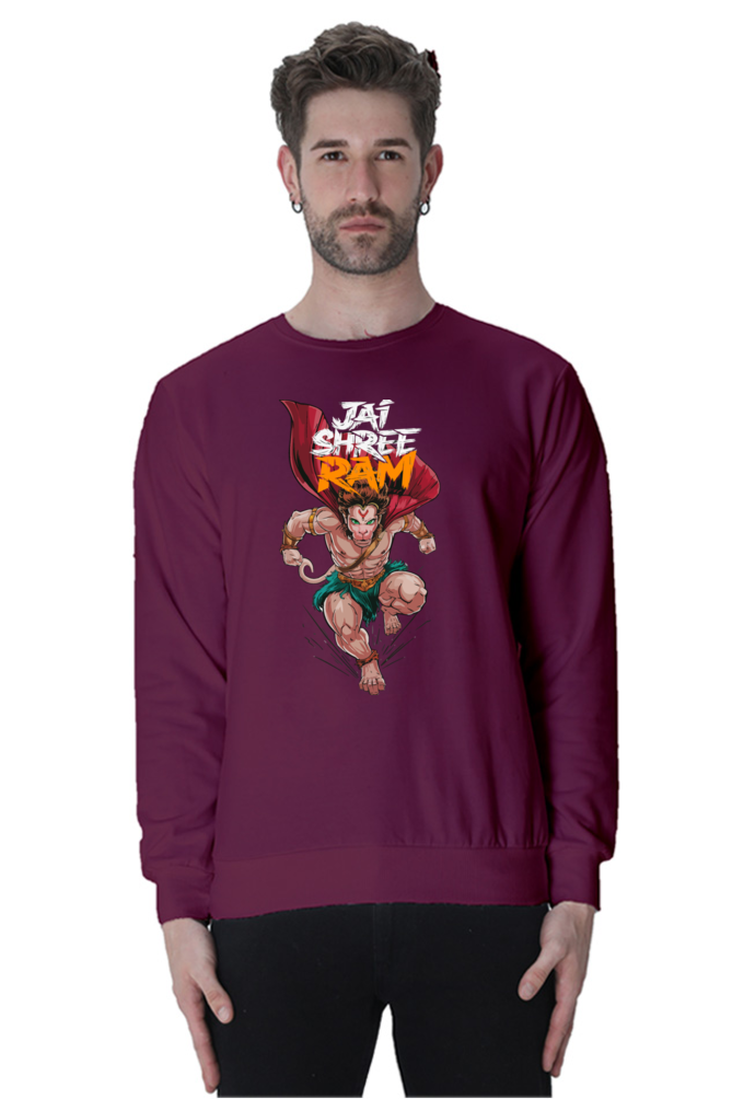 Hanuman Bhakti Power Sweatshirt T-Shirts for Men Vastrdhamm