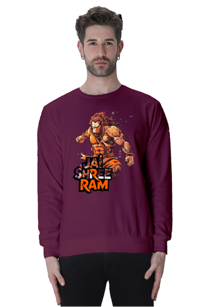 Hanuman Mountain Lifter Sweatshirt T-Shirts for Men Vastrdhamm