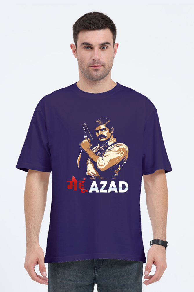 Chandra Shekhar Azad Courage Oversized Classic T-Shirts for Men Vastrdhamm