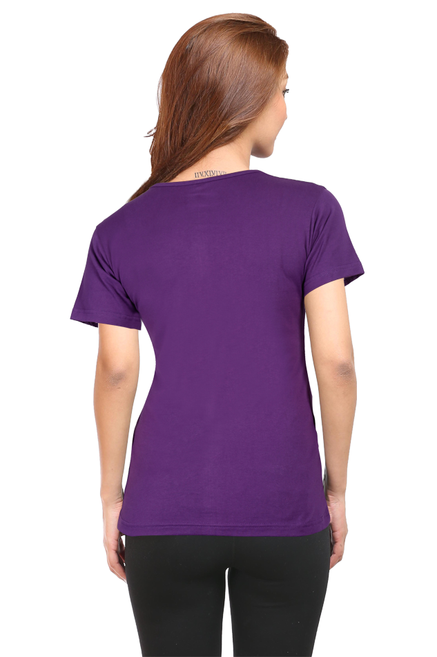 Ram Ji Warrior Spirit Round Neck Half Sleeve Classic T-Shirts for Women Vastrdhamm