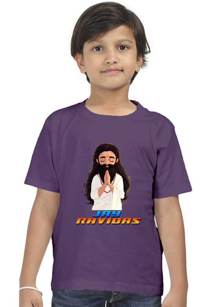 Ravidas Devotion Round Neck Half Sleeve Classic T-Shirts for Boy Vastrdhamm