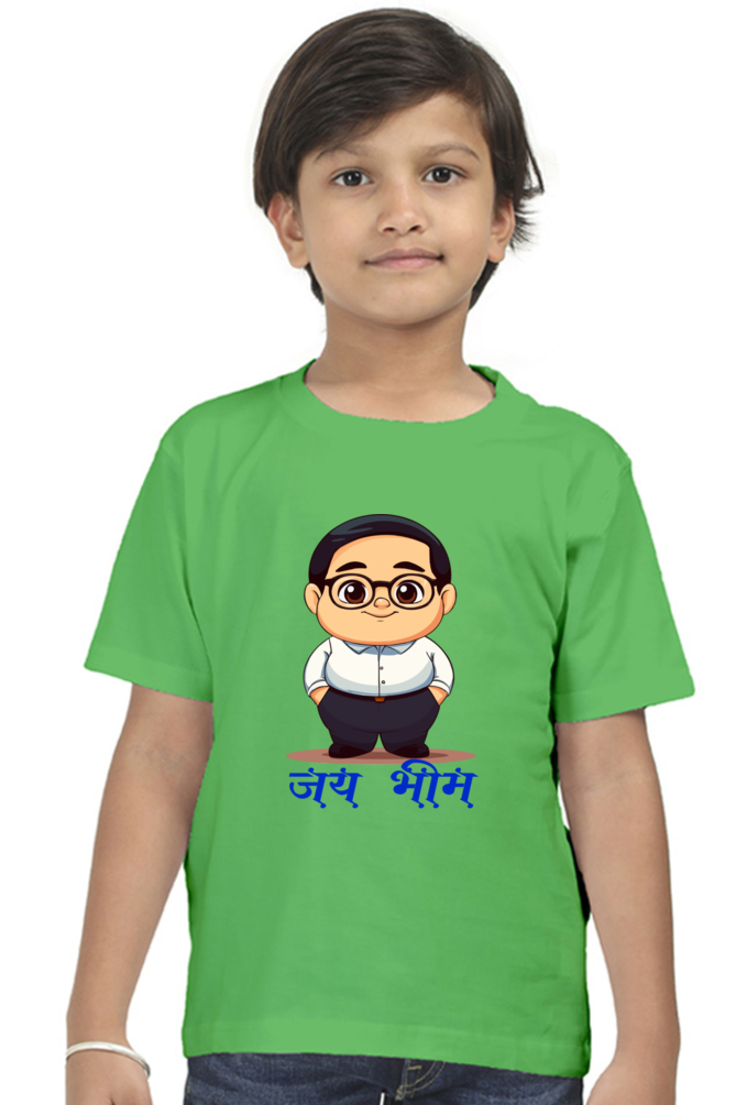 Ambedkar Vision Round Neck Half Sleeve Classic T-Shirts for Boy Vastrdhamm