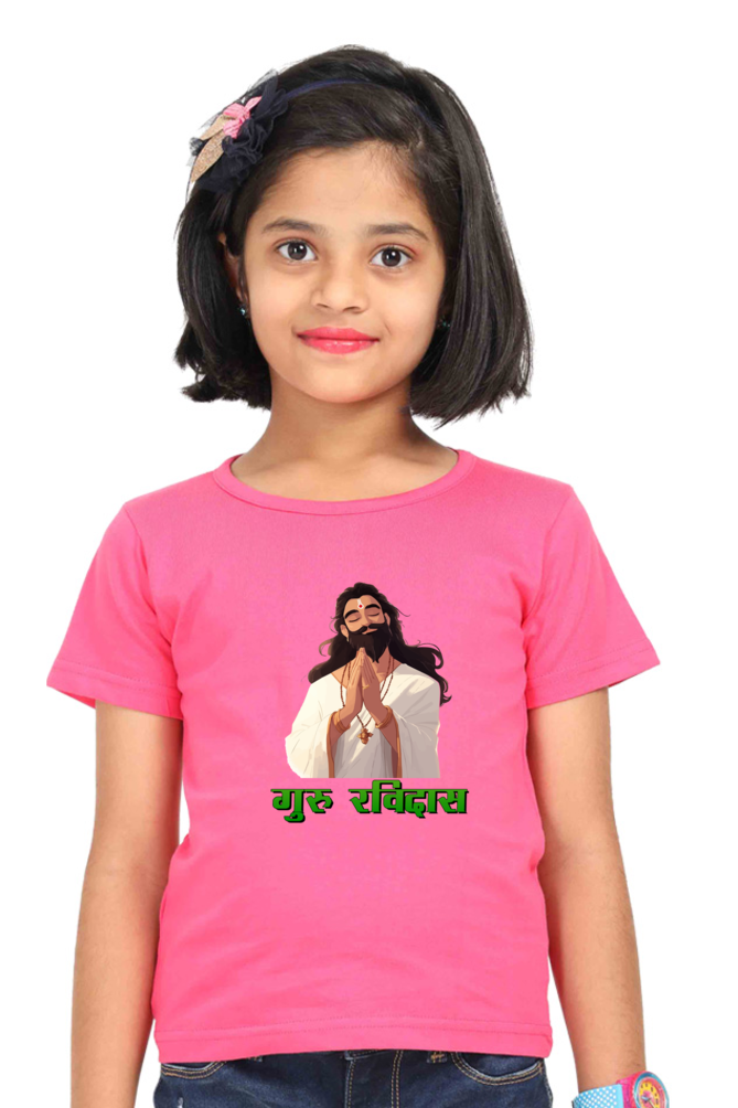 Ravidas Legacy Round Neck Half Sleeve Classic T-Shirts for Girl Vastrdhamm