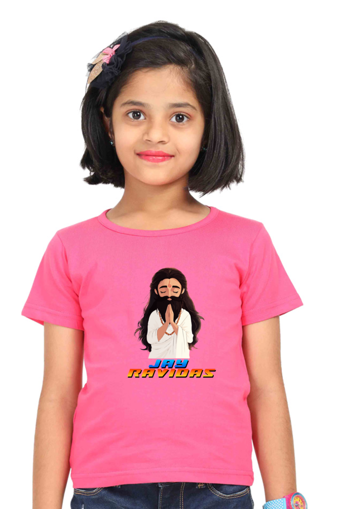 Ravidas Devotion Round Neck Half Sleeve Classic T-Shirts for Girl Vastrdhamm