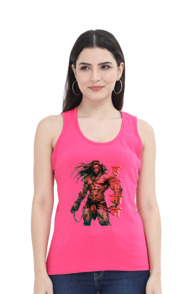 Hanuman Primal ForceTank Top T-Shirts for Women Vastrdhamm