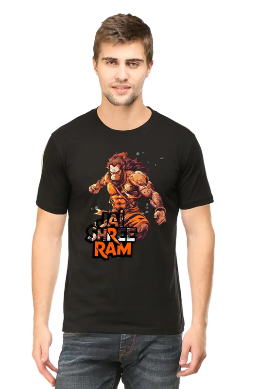 Hanuman Muscles of Devotion T-Shirt | Regular Fit Vastrdhamm