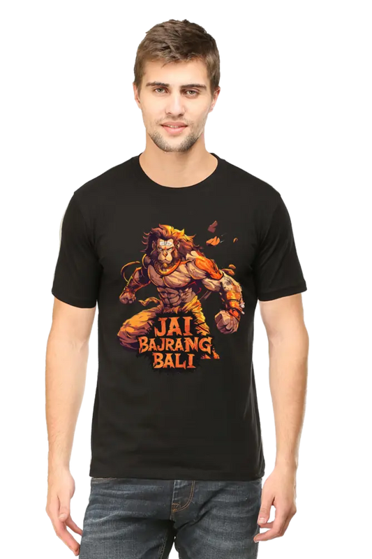 Hanuman in Meditation T-Shirt | Regular Fit Vastrdhamm