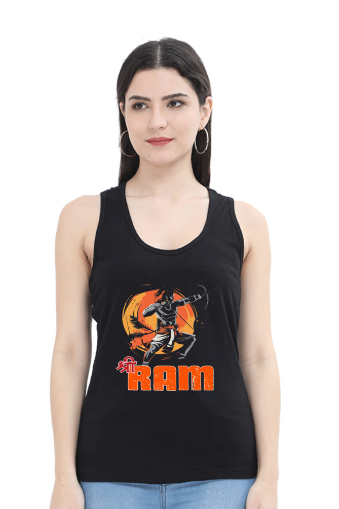 Ram Ji Ayodhya Pride Tank Top T-Shirts for Women Vastrdhamm