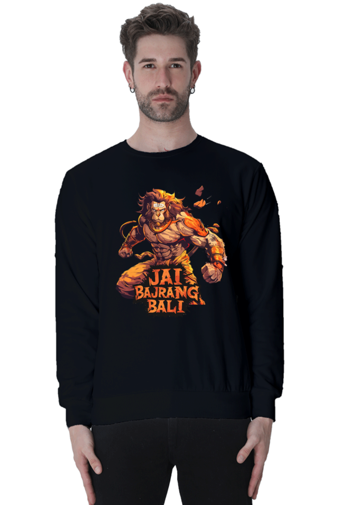 Hanuman Devotional Power Sweatshirt T-Shirts for Men Vastrdhamm