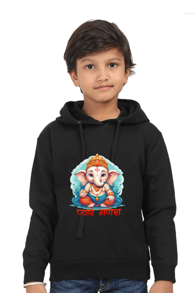 Ganesha Protector Hoodie Sweatshirt  T-Shirts for Boy Vastrdhamm