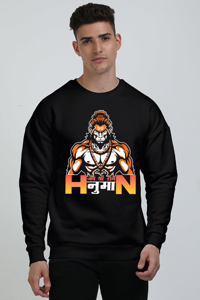 Hanuman Immortal Valor Oversized Sweatshirt T-Shirts for Men Vastrdhamm