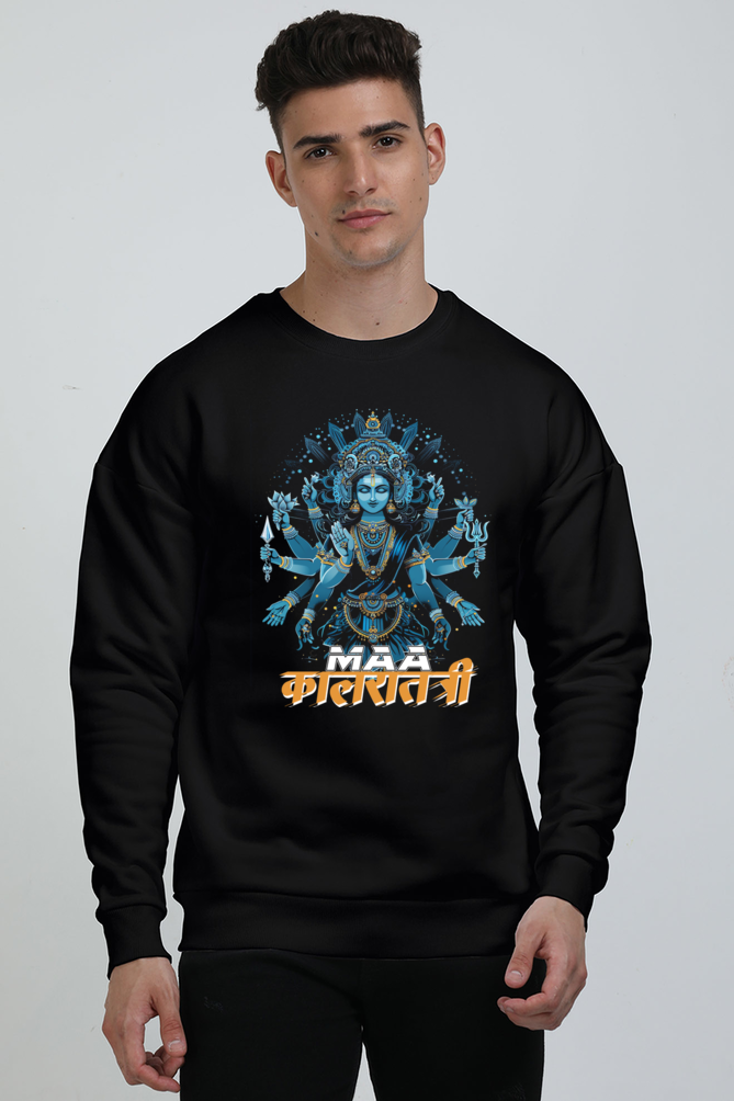 Durga Shakti Oversized Sweatshirt T-Shirts for Men Vastrdhamm