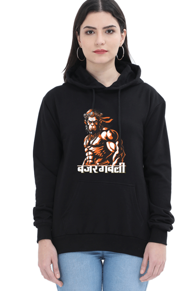 Hanuman Devotional SpiritHoodie Sweatshirt T-Shirts for Women Vastrdhamm