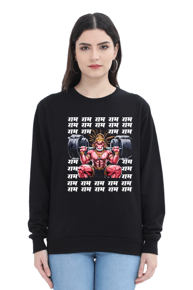 Hanuman Immortal StrengthSweatshirt T-Shirts for Women Vastrdhamm