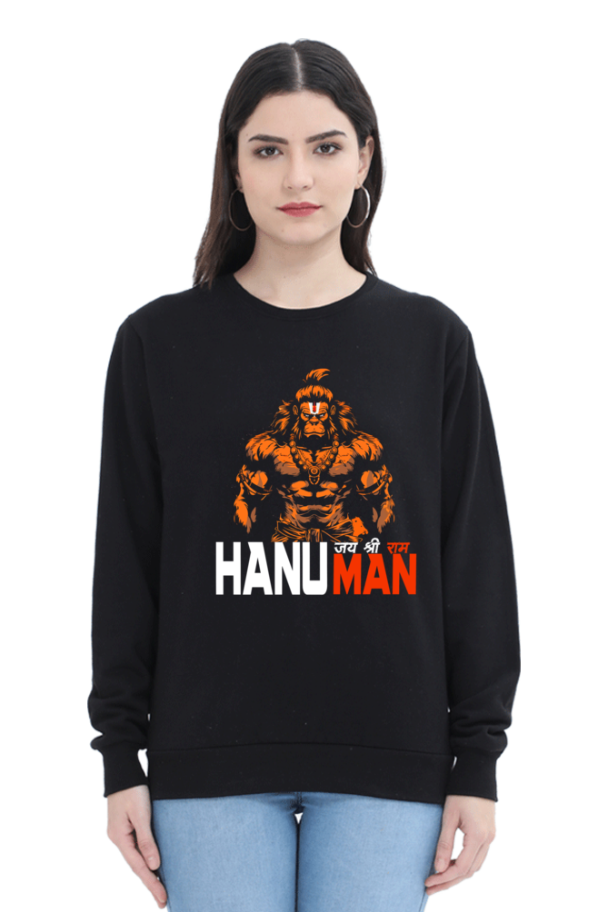 Hanuman Sacred StrengthSweatshirt T-Shirts for Women Vastrdhamm