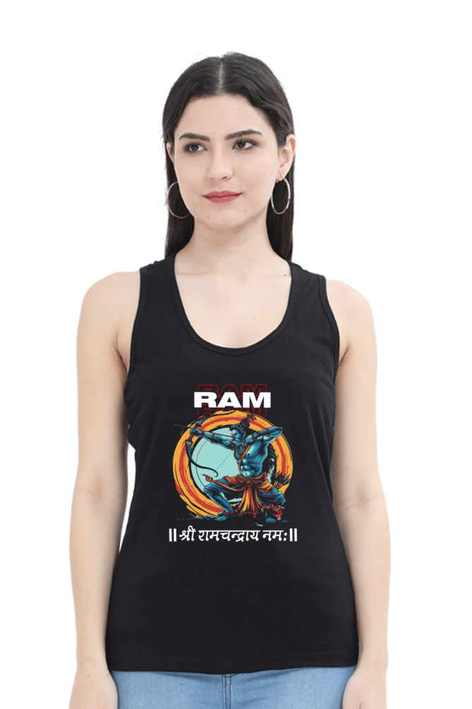 Ram Ji Victory Tank Top T-Shirts for Women Vastrdhamm