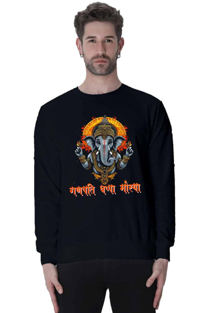 Jai Ganesha Blessings Sweatshirt T-Shirts for Men Vastrdhamm