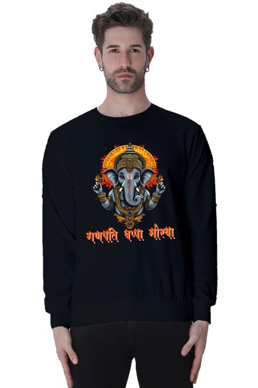 Jai Ganesha Blessings Sweatshirt T-Shirts for Men Vastrdhamm