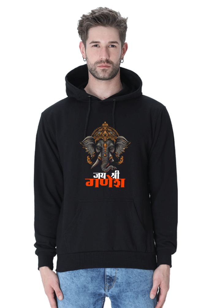 Ganesha Devotion Hoodie Sweatshirt T-Shirts for Men Vastrdhamm