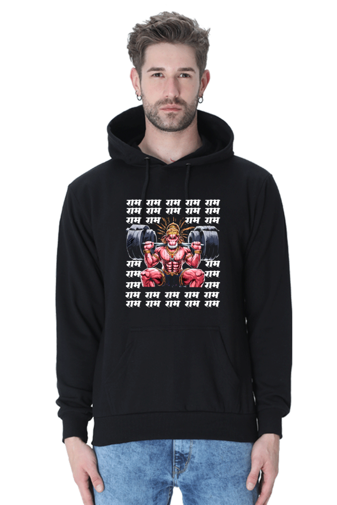 Hanuman Mountain Lifter Hoodie Sweatshirt T-Shirts for Men Vastrdhamm