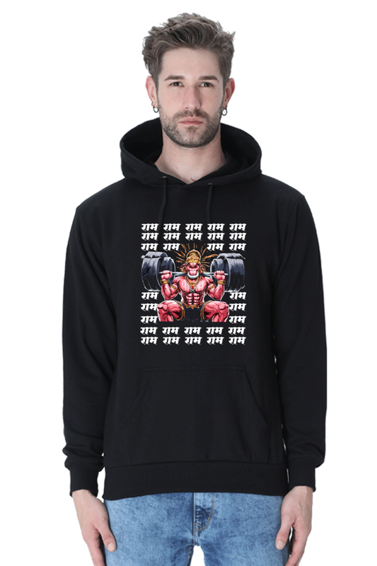 Hanuman Mountain Lifter Hoodie Sweatshirt T-Shirts for Men Vastrdhamm