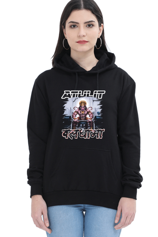 Hanuman Devotional PowerHoodie Sweatshirt T-Shirts for Women Vastrdhamm