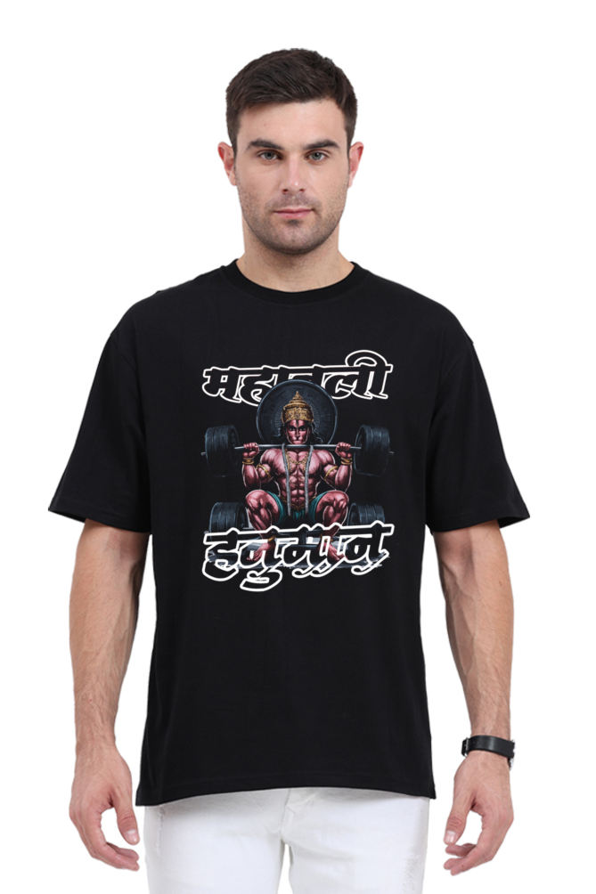 Hanuman Radiant Devotion Oversized Classic T-Shirts for Men Vastrdhamm