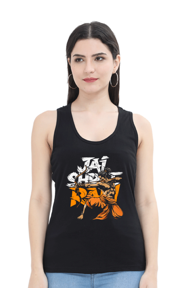 Ram Ji Dharma Protector Tank Top T-Shirts for Women Vastrdhamm