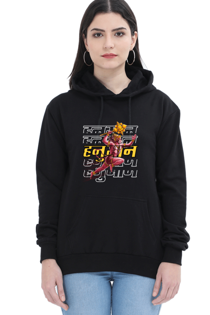 Hanuman Strength Hoodie Sweatshirt T-Shirts for Women Vastrdhamm