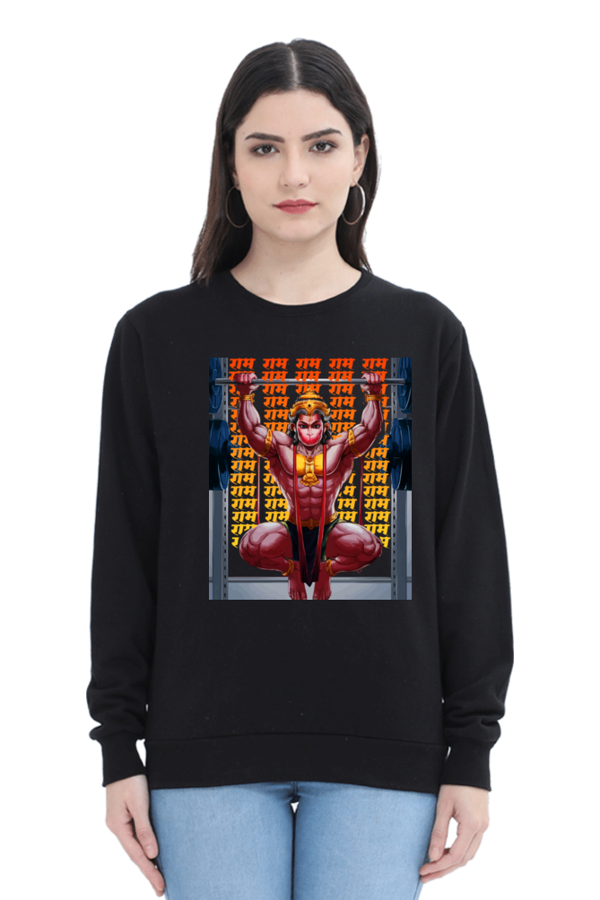 Hanuman Divine SpiritSweatshirt T-Shirts for Women Vastrdhamm