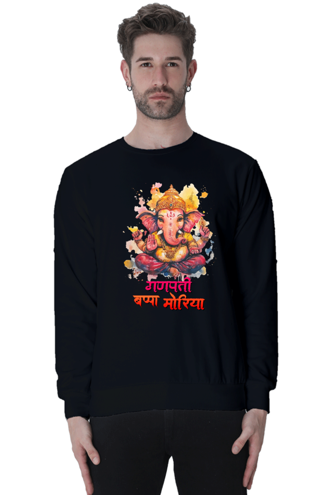 Ganesha Wisdom Sweatshirt T-Shirts for Men Vastrdhamm