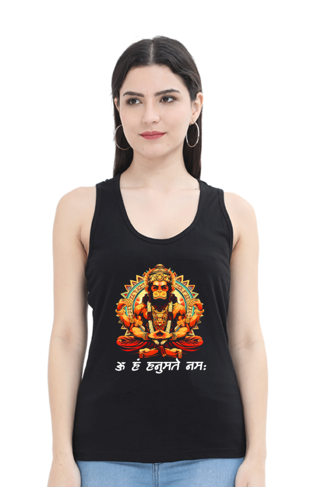 Hanuman Power WithinTank Top T-Shirts for Women Vastrdhamm