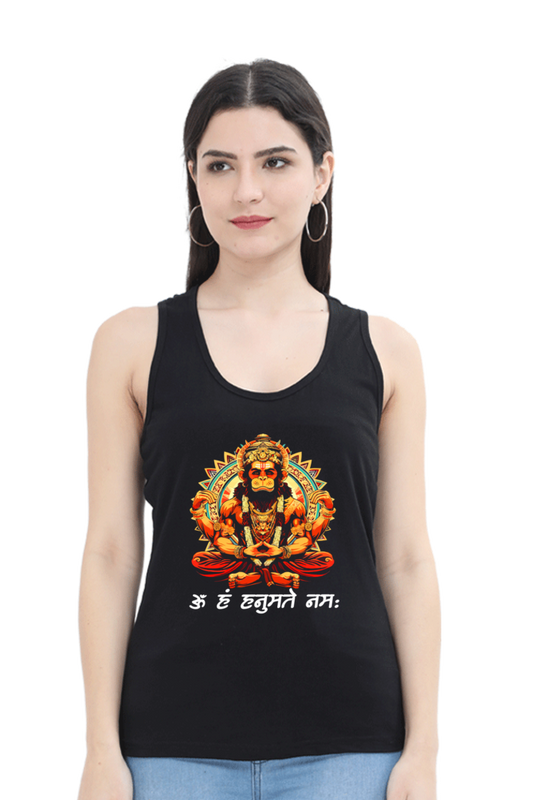 Hanuman Power WithinTank Top T-Shirts for Women Vastrdhamm