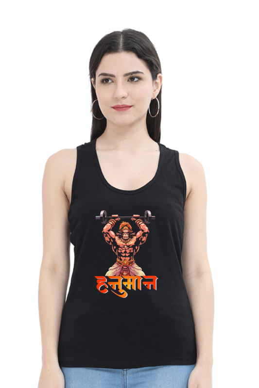 Hanuman Bhakti YogaTank Top T-Shirts for Women Vastrdhamm