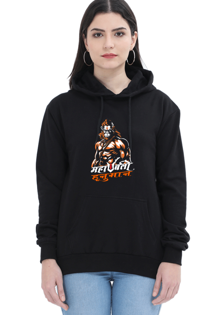 Hanuman Mighty HeroHoodie Sweatshirt T-Shirts for Women Vastrdhamm