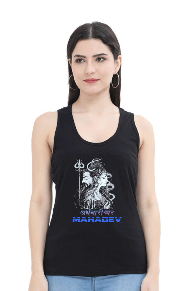 Shiv Ji Blessings Tank Top T-Shirts for Women Vastrdhamm