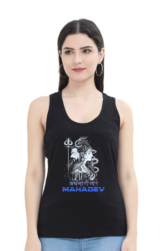 Shiv Ji Blessings Tank Top T-Shirts for Women Vastrdhamm