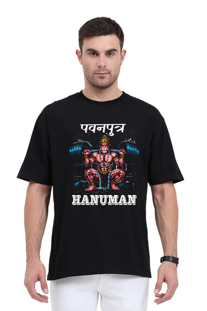 Hanuman Supreme Devotion Oversized Classic T-Shirts for Men Vastrdhamm