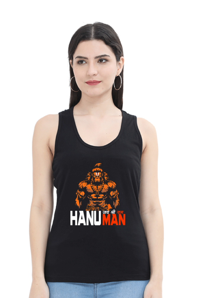 Hanuman Ethereal ForceTank Top T-Shirts for Women Vastrdhamm